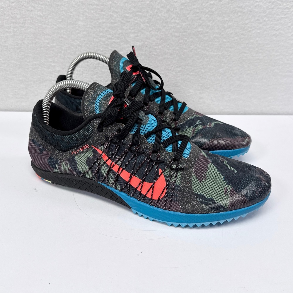 Nike Zoom Victory XC 3 Running Shoes Size 9 Black Lava Track Spikes Athletic